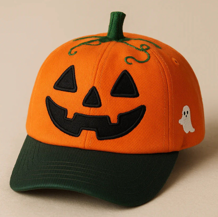 Halloween Personality Pumpkin Autumn Style Printed Hat
