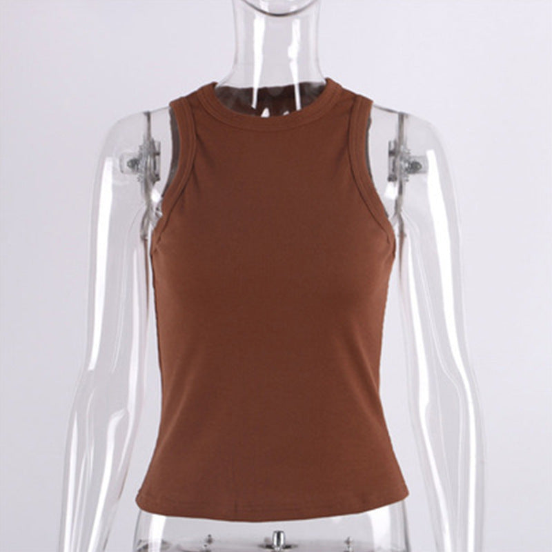 Summer Slim Fit Short Sexy Slim Fit Vest Tight