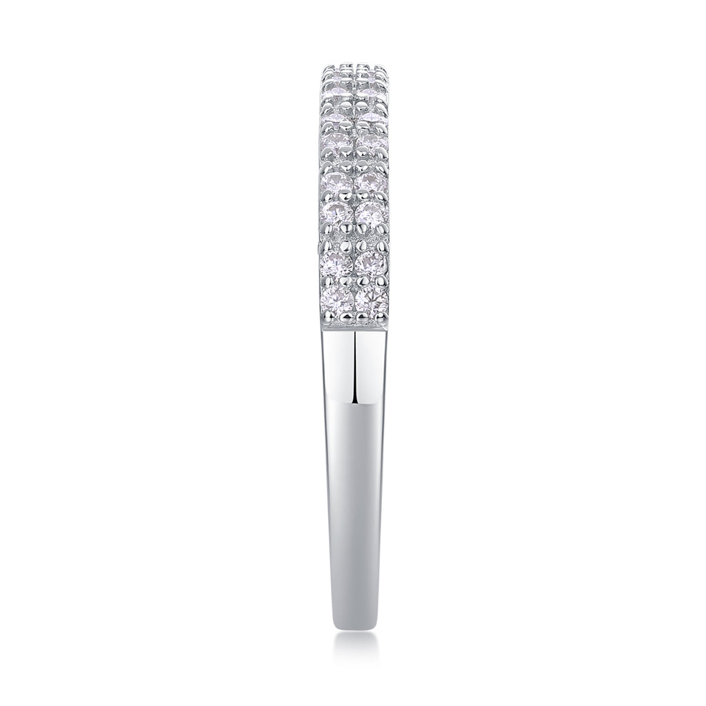 1For Love - A Fashionable And Luxurious Jewelry Accessory Set With Moissanite S925 Sterling Silver And Platinum-plated Diamond Prohibit TikTok sales