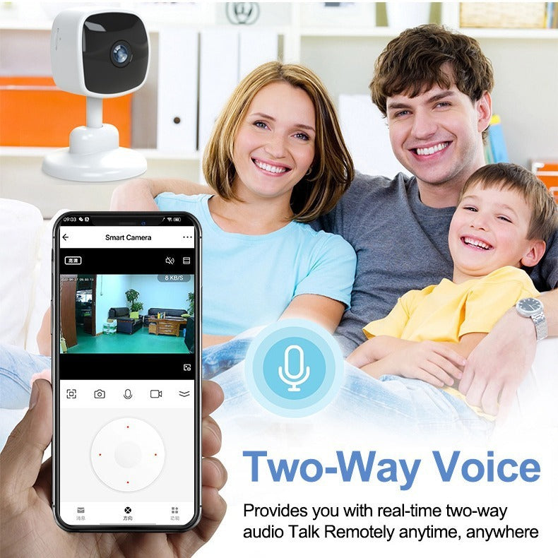 For HD Wireless Monitoring WIFI Indoor V380 Camera Night Vision Children's Home