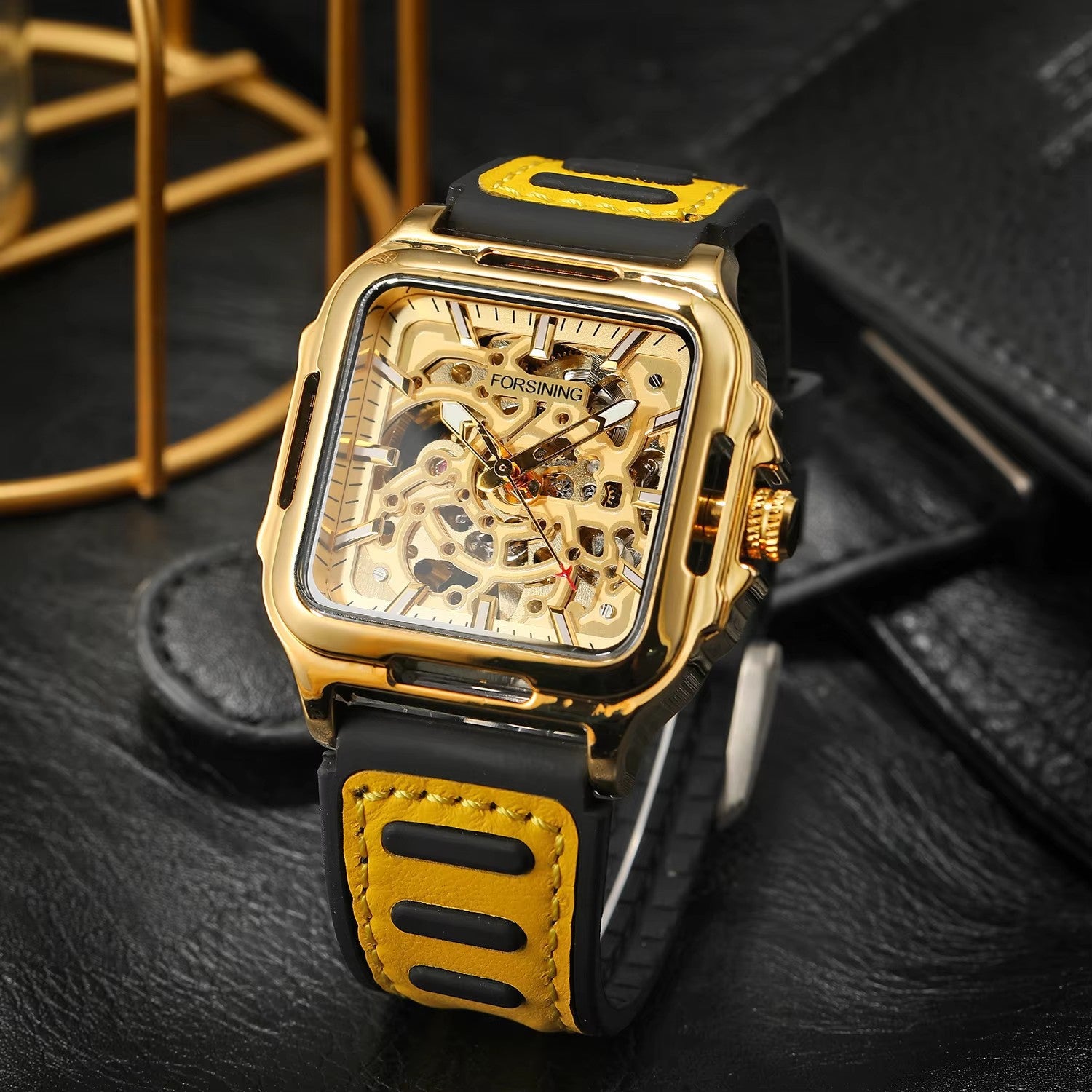 Hollow Wormhole Concept Automatic Mechanical Watch