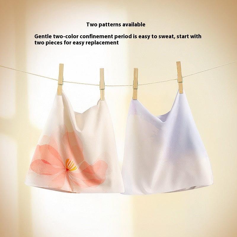 Spring And Summer Thin Hat Sleeping Toe Earflaps Slipover Confinement Cap