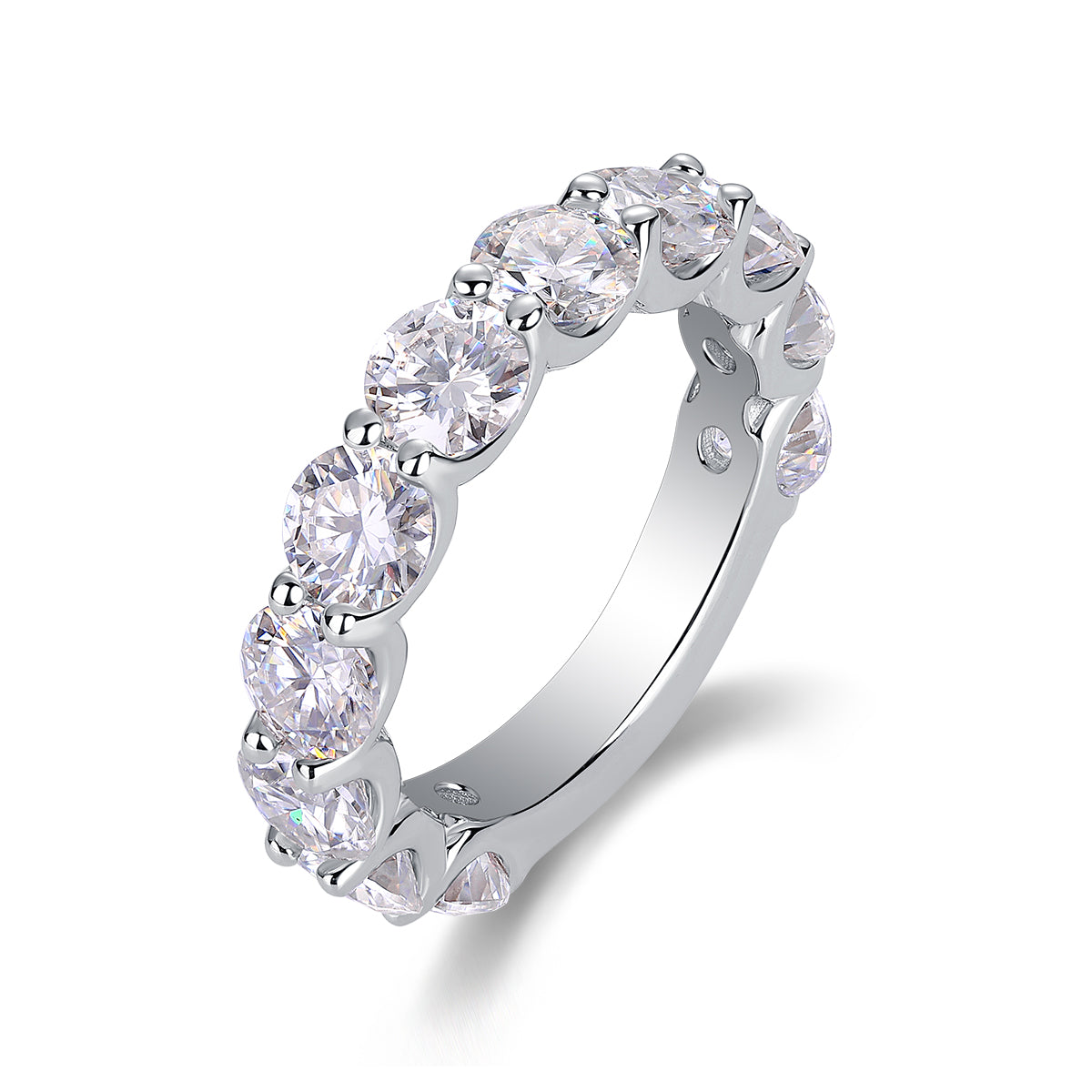 1Dazzling Moments - A Fashionable And Luxurious Jewelry Accessory Set With Moissanite S925 Sterling Silver And Platinum-plated Diamond Prohibit TikTok sales