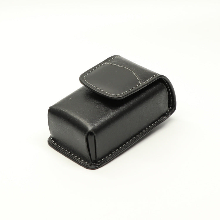 Men's Leather Case Portable Compact Good-looking
