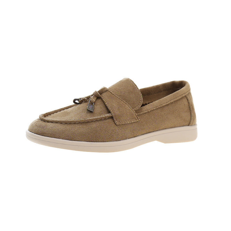 Plus Size Soft Bottom Slip-on European And American Leisure Round Toe Flat Shoes