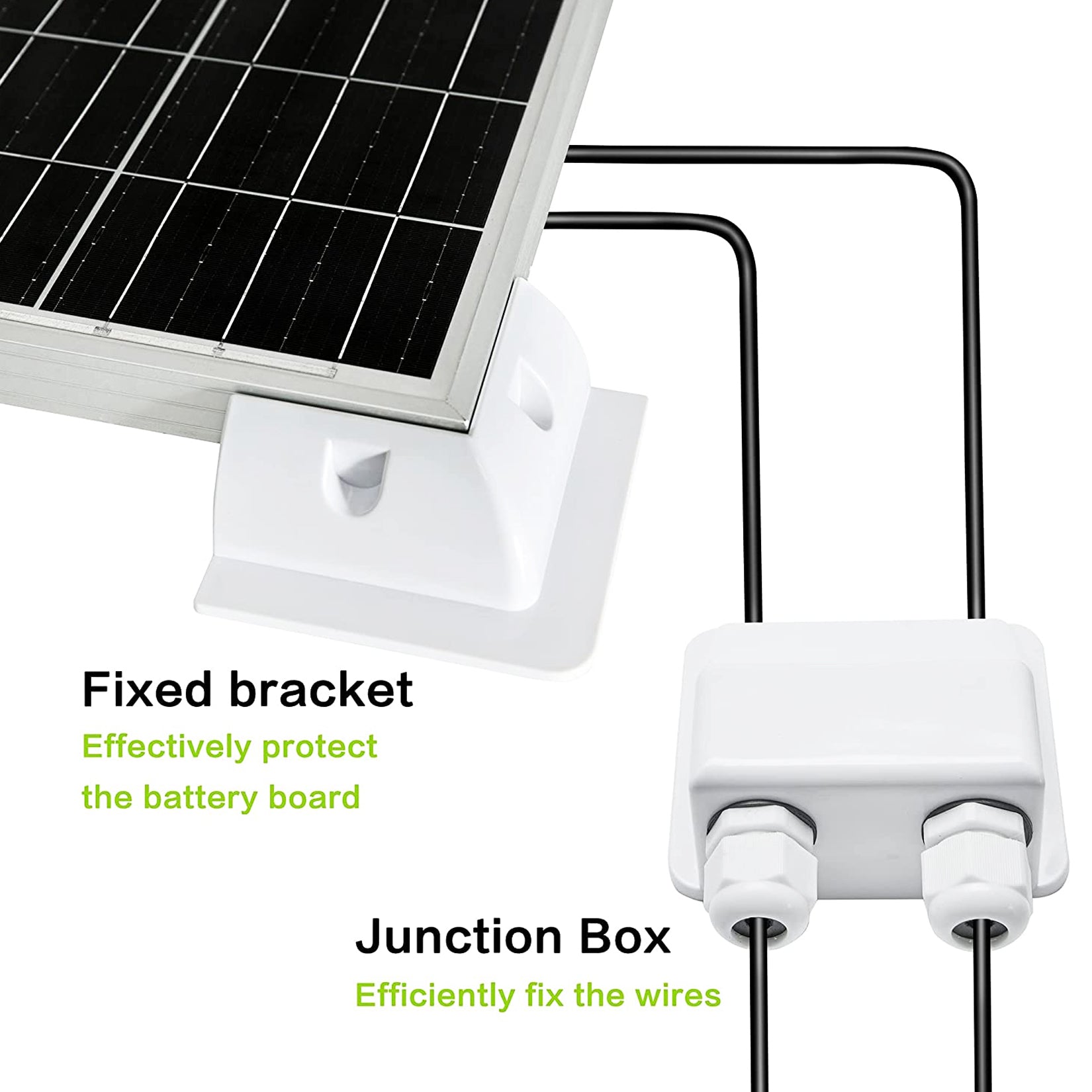 4pcs  Solar Panel Mounting Bracket Kit-Boat Caravan Camper Van RV Roof Mount