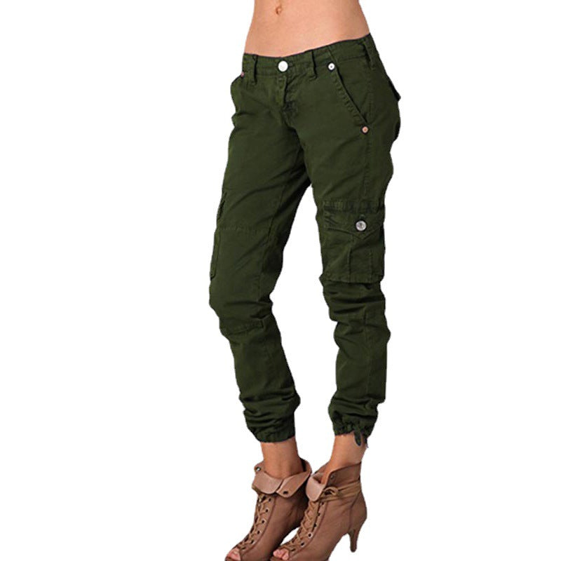 Multi-Pocket Workwear Tactical Pants European And American Sports And Leisure