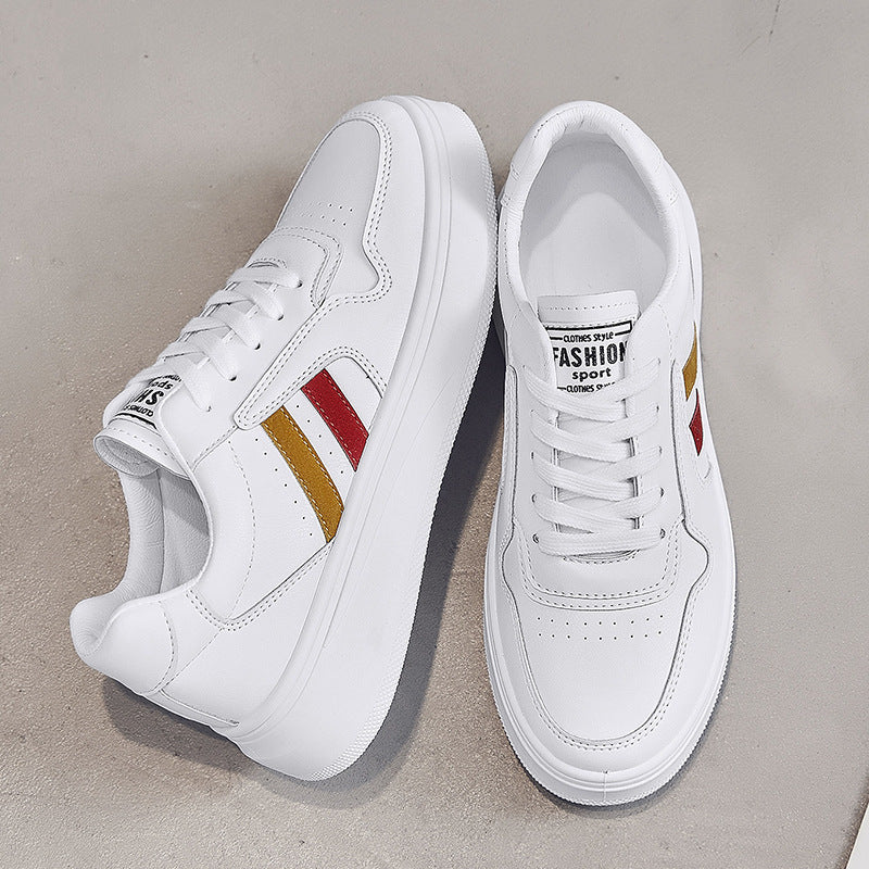 Thick-soled Heightened Casual Sneakers For Summer