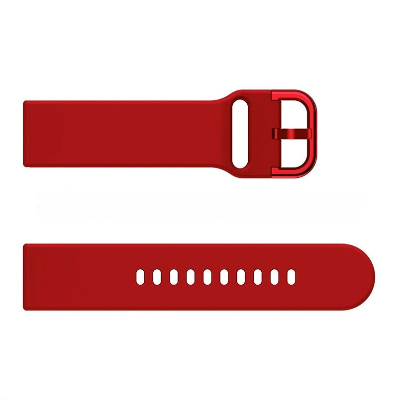 Universal 20 Or 22mm Silicone Strap For Smart Watch