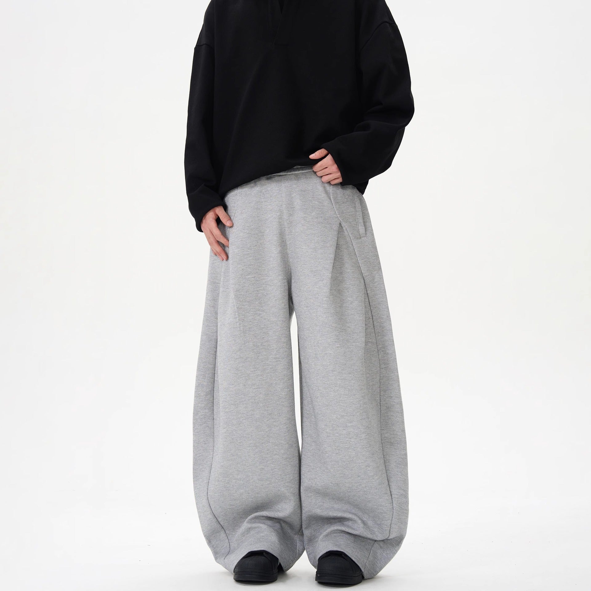 American Retro Casual Fashion All-matching Women's Wide-leg Pants
