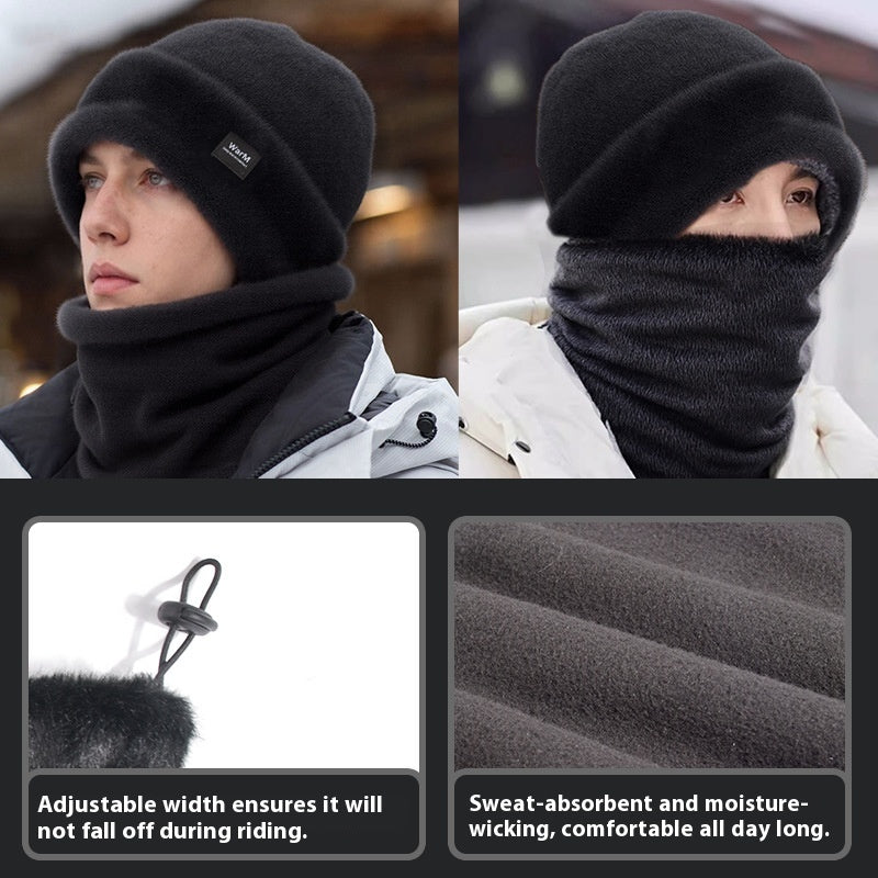 Autumn And Winter Warm Hat Scarf Two-piece Set