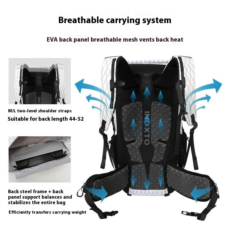 Mountaineering Bag Large Capacity Camping Off-road Waterproof Backpack