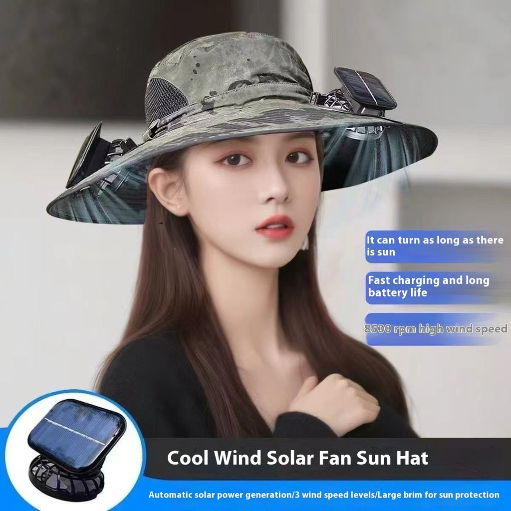 Twin Fan Cap Long Battery Life Large Mah Lithium Battery