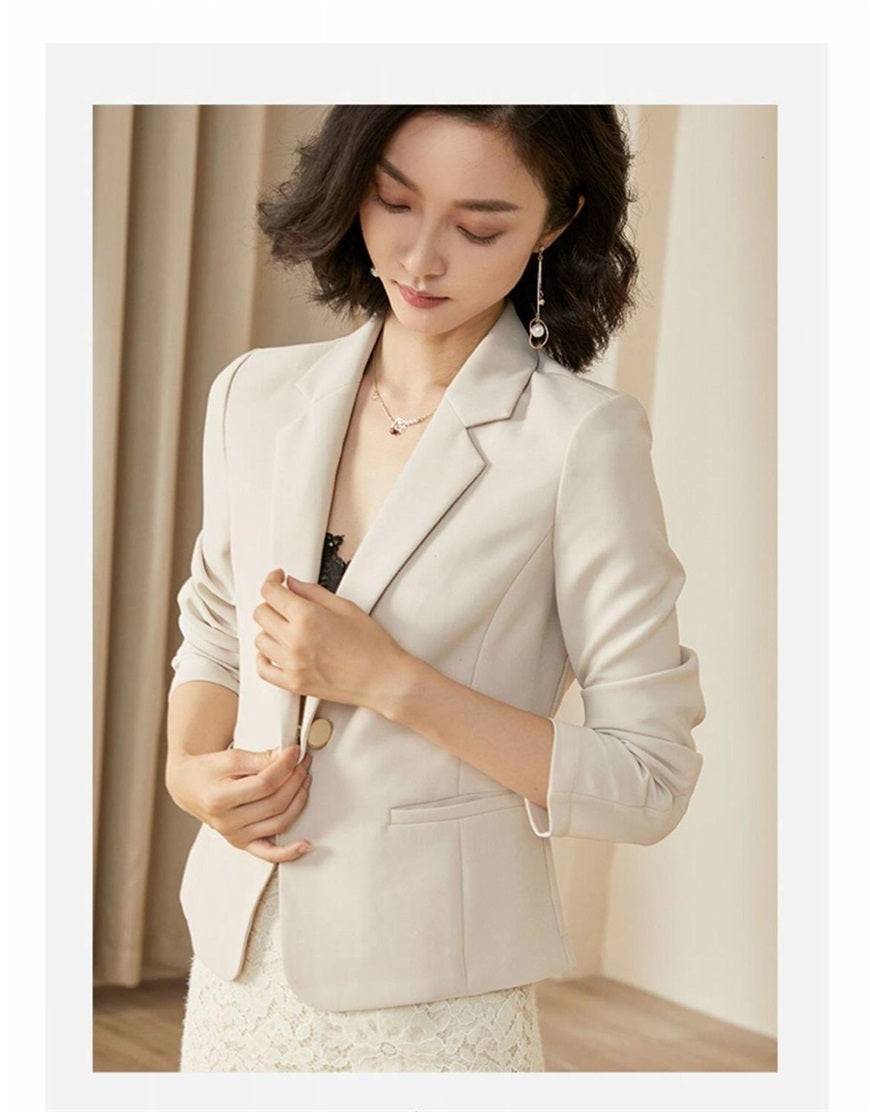 Temperament Slim Slimming Professional Short Coat Women