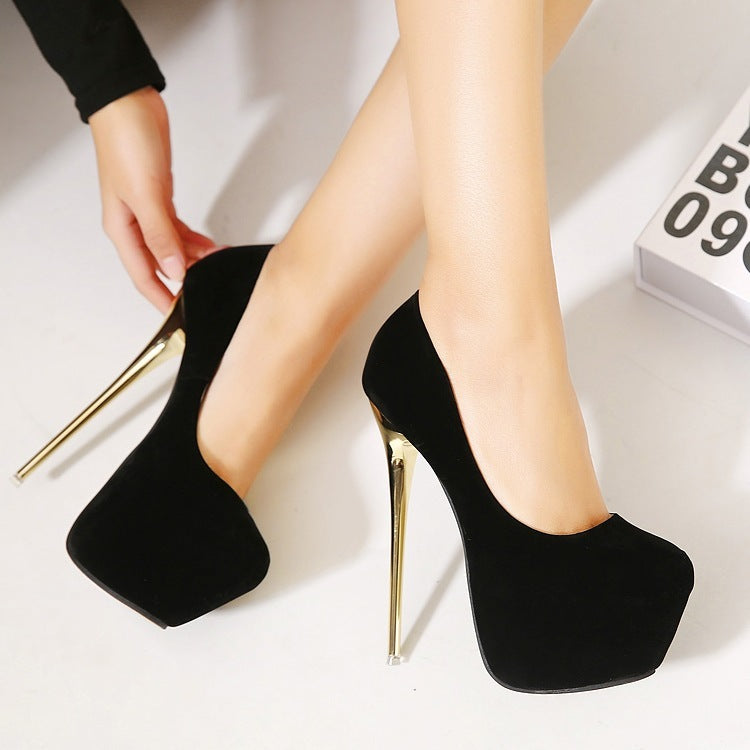 Women's Large Size Cross-dressing Sexy Men's Anti-string High Heels 16cm Women's Shoes