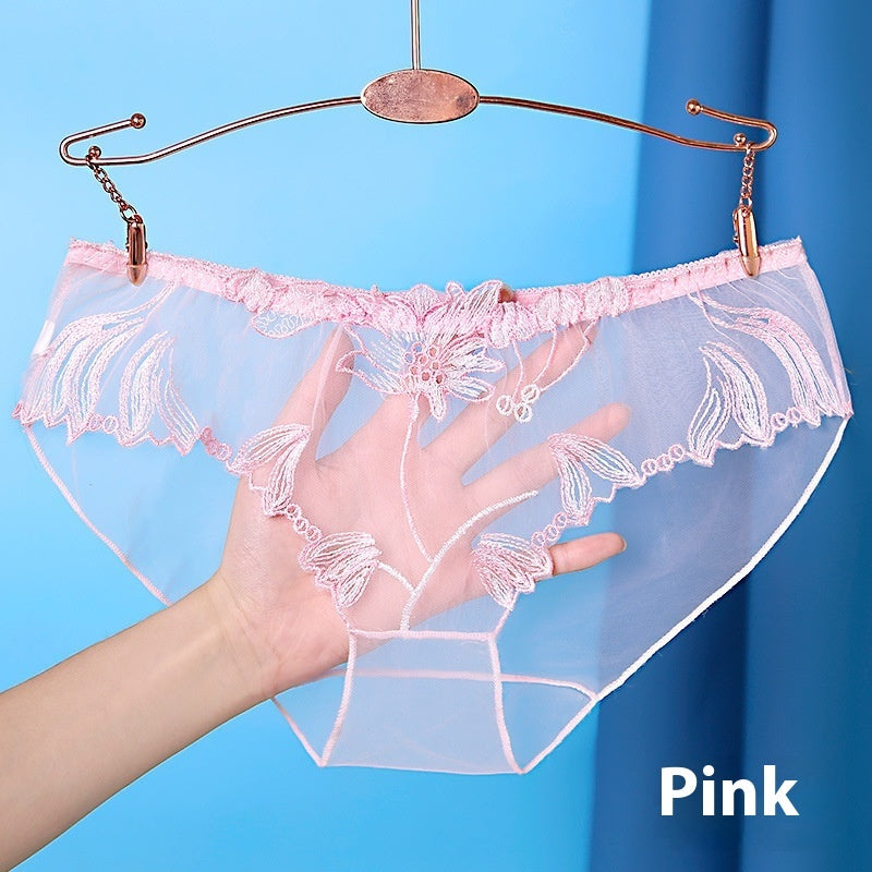 Charming Transparent Mesh Seamless Underwear Shorts