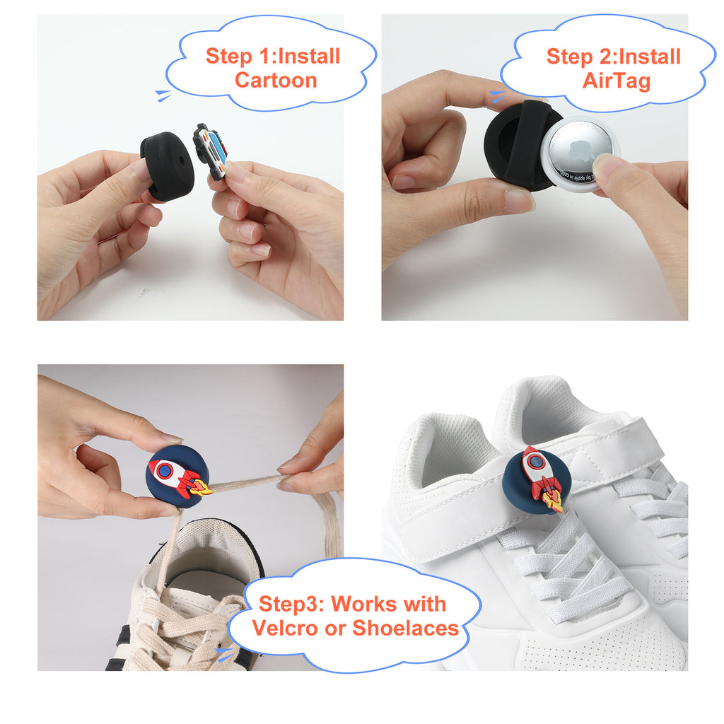 Pet Silicone Tracker Airtag Protective Shell
