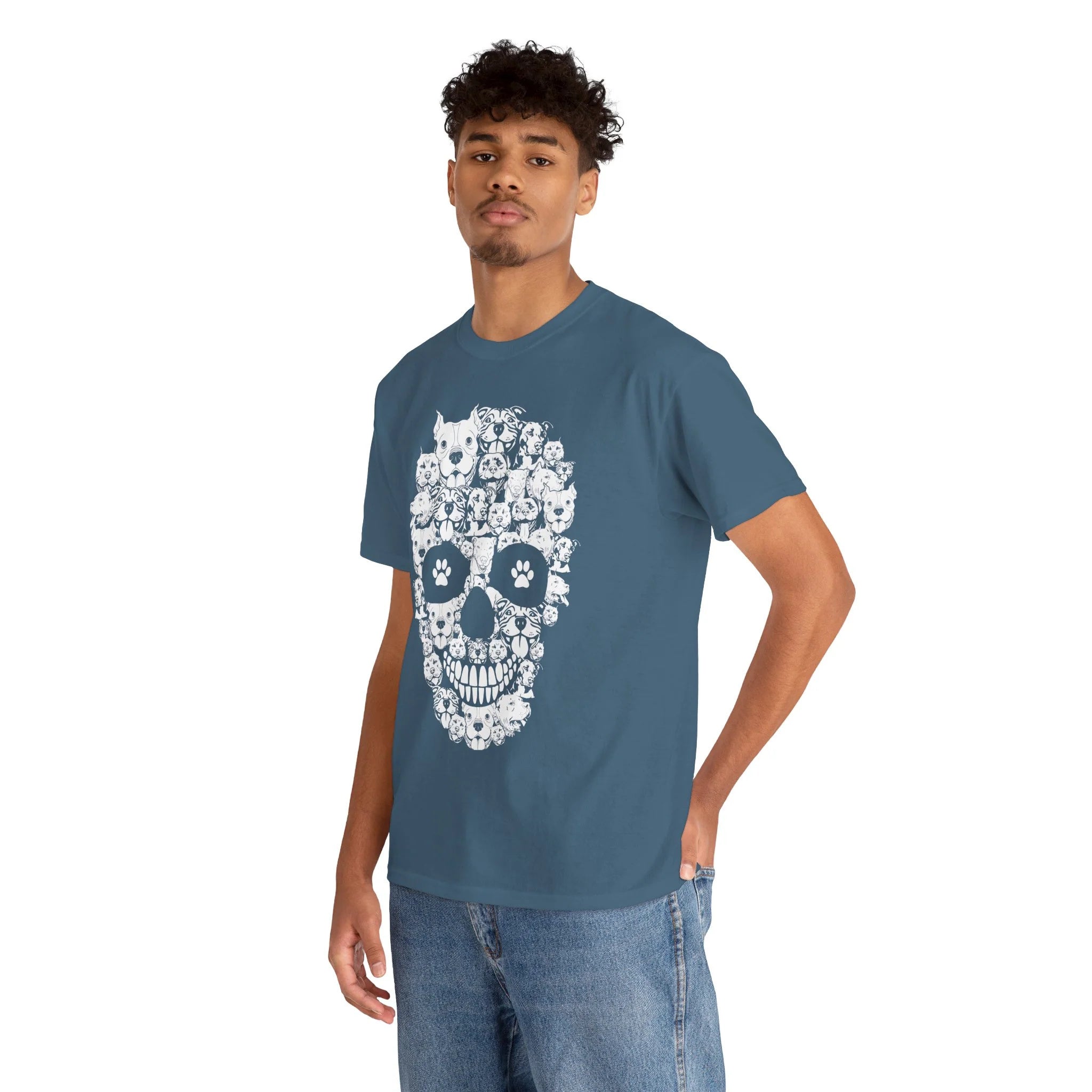 T-shirt Men And Women Couple Solid Color White Printing