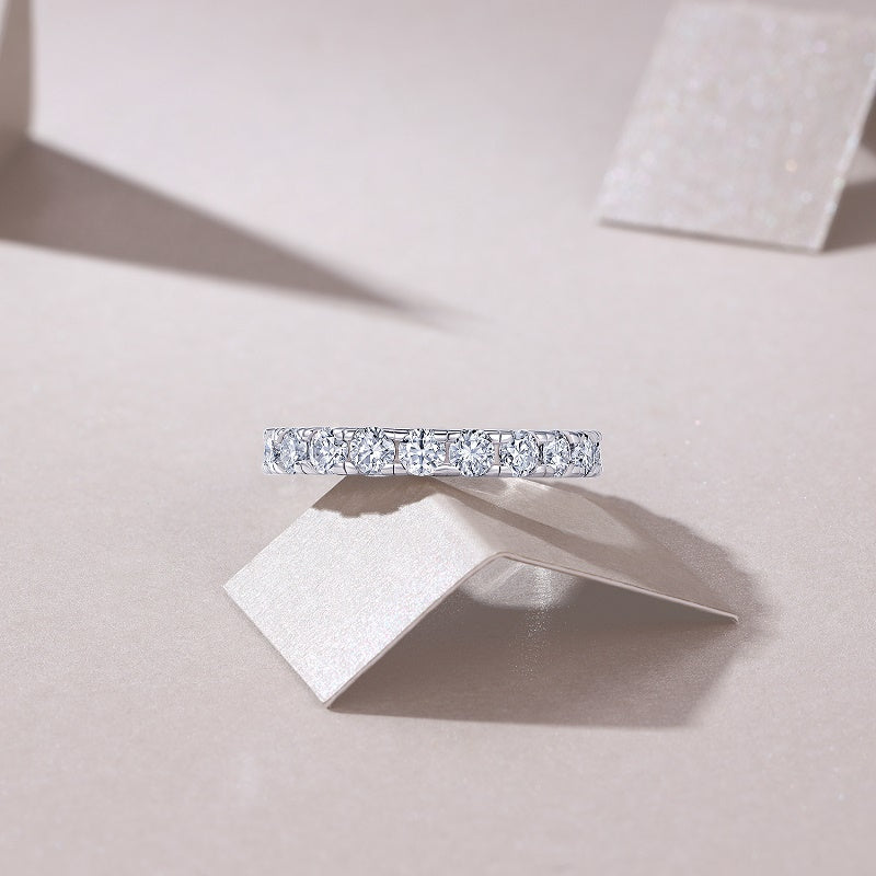 1Spring Breeze For Ten Miles - A Fashionable And Luxurious Jewelry Piece Set With One-tenth Carat Moissan Diamond S925 Sterling Silver And Platinum-plated Diamond Prohibit TikTok sales