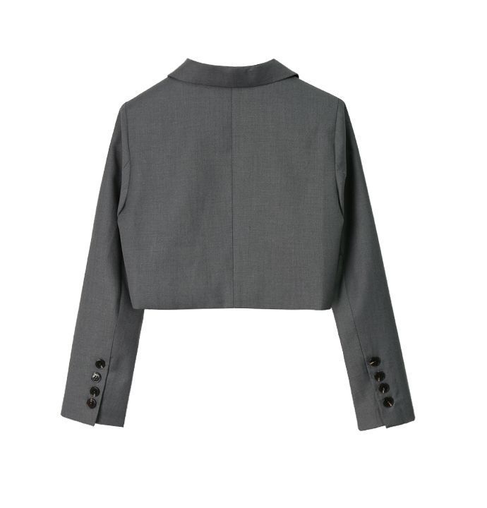 Women's Spring Autumn Summer Slim Fit Super Short Blazer
