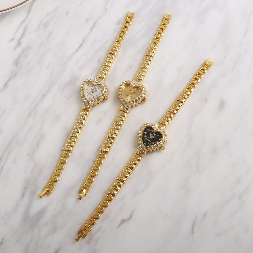 Fashion Personalized Diamond Women's Watch Heart-shaped Rhinestone