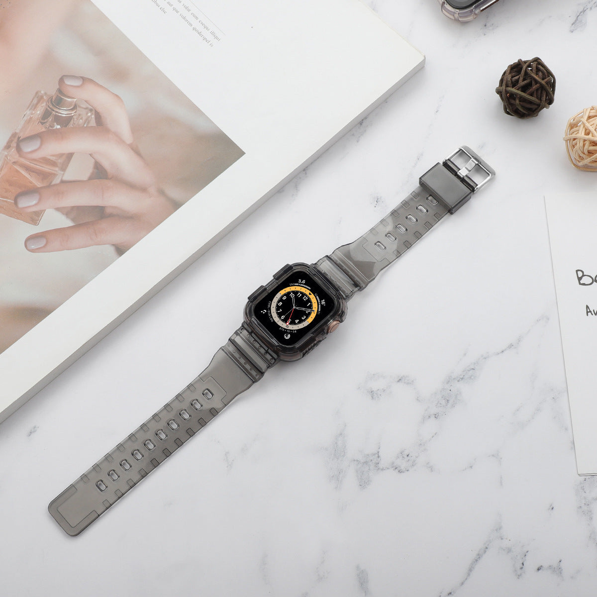 Smart Watch TPU Transparent Glacier Strap
