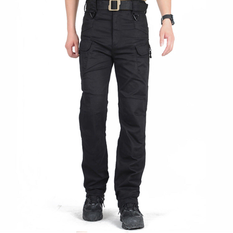 Cotton Multi-pocket Casual Tactical Cargo Pants Men Hard-wearing Shorts