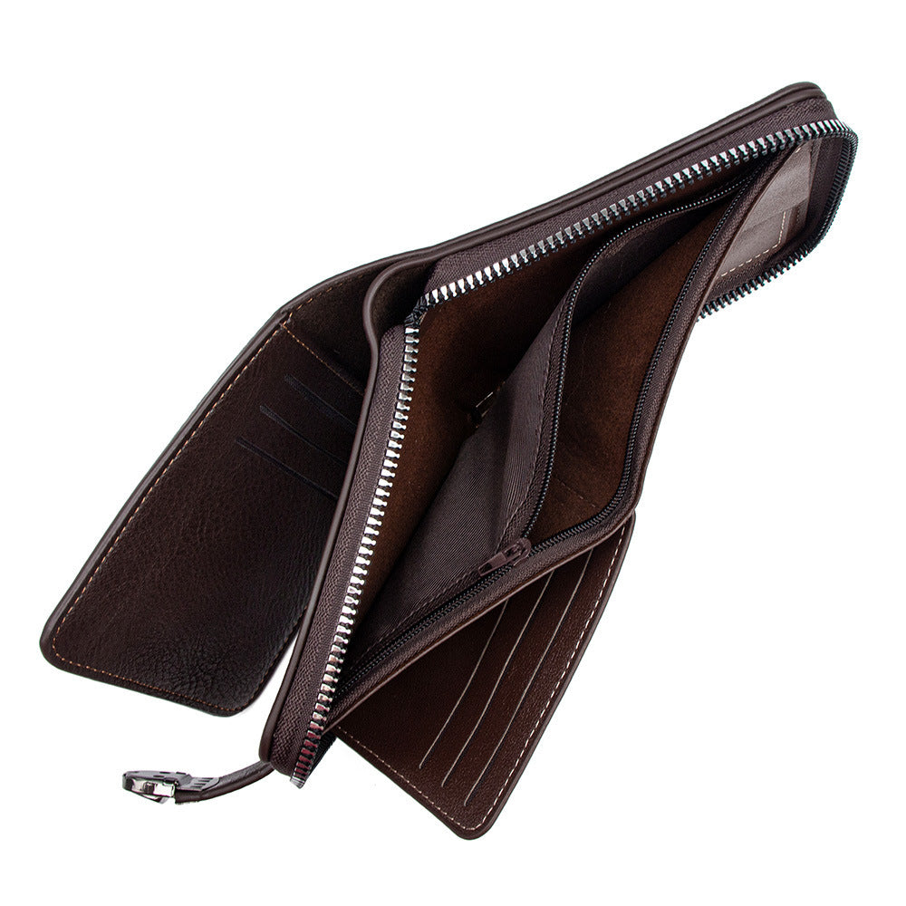 Multifunctional Multiple Card Slots Zipper Handheld Coin Purse