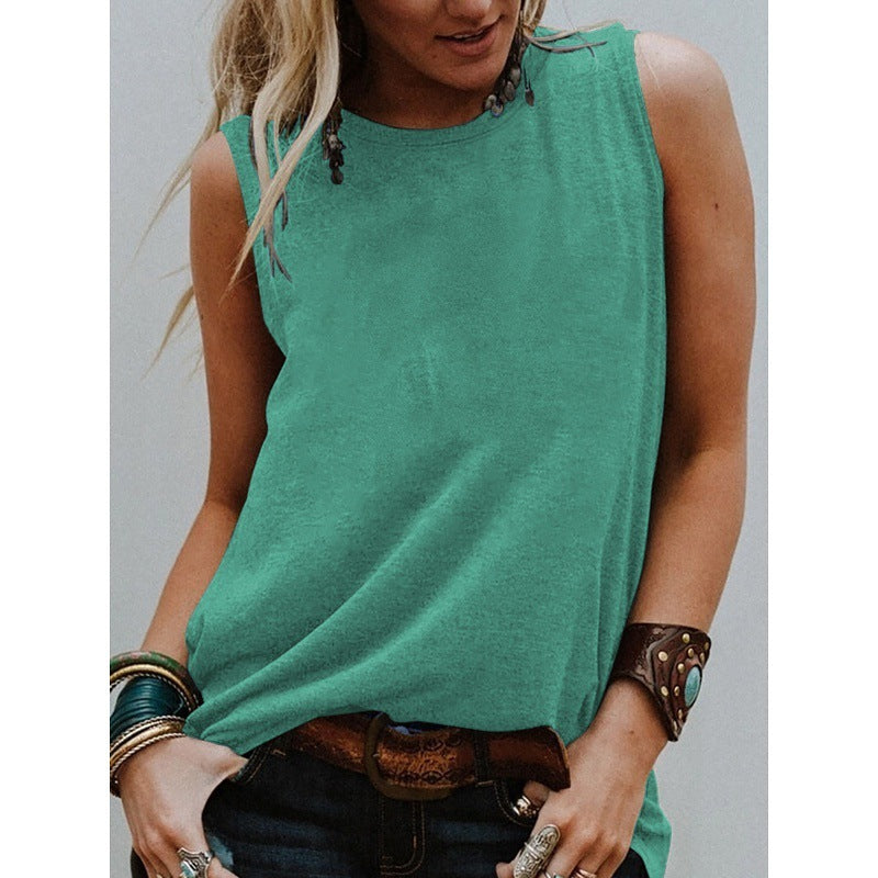 European And American Sleeveless Top Women's Loose