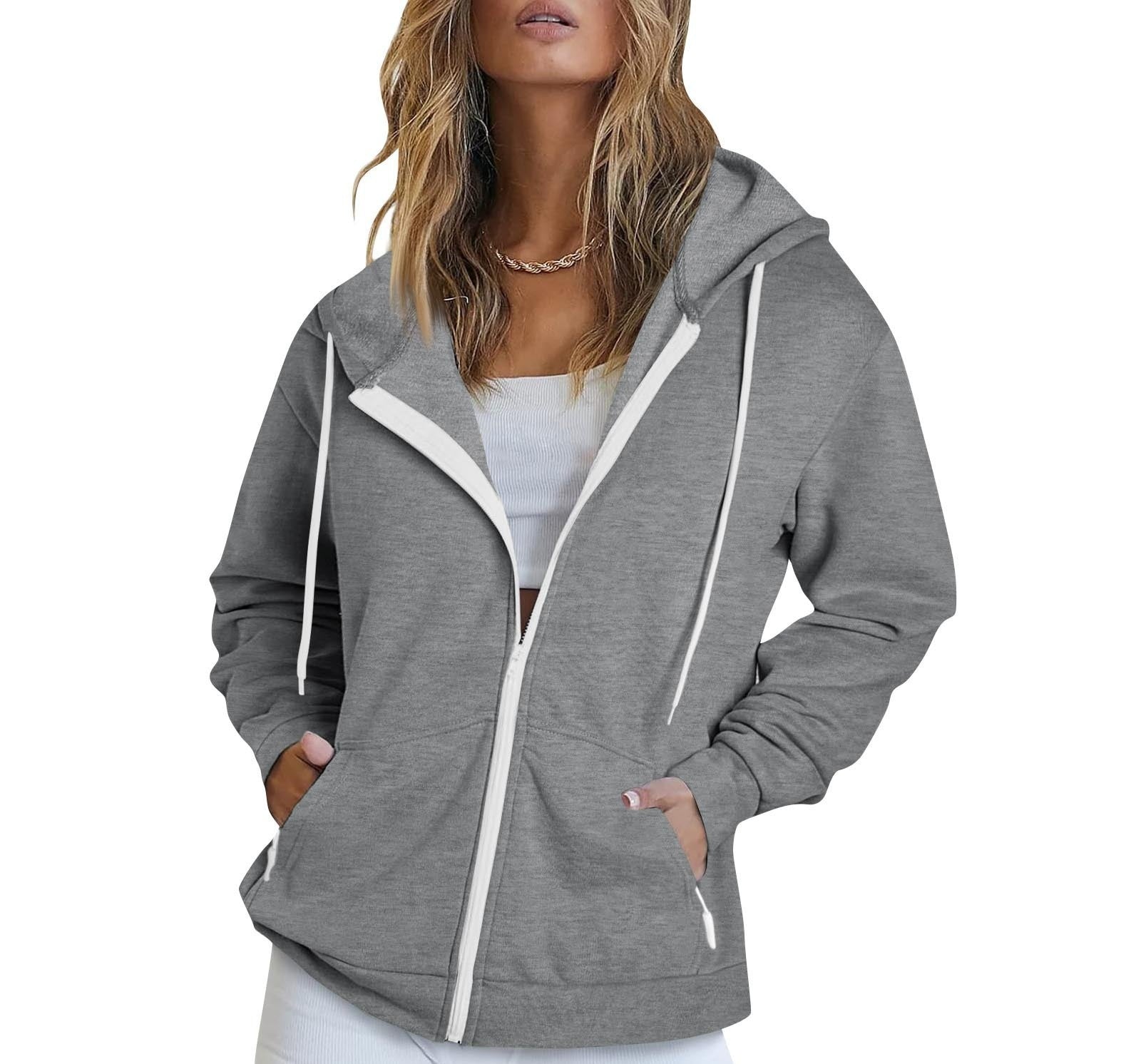 Men's And Women's Sports Hoodie Casual Cardigan Zipper