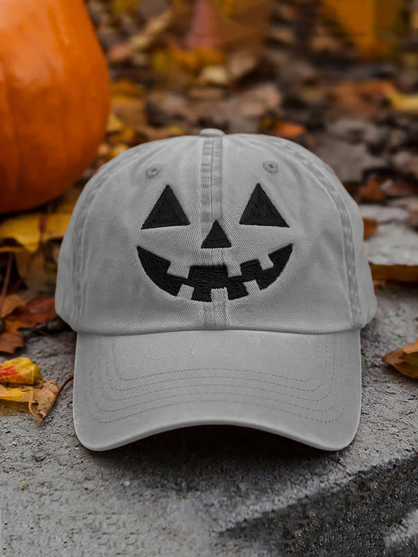 Halloween Personality Pumpkin Autumn Style Printed Hat
