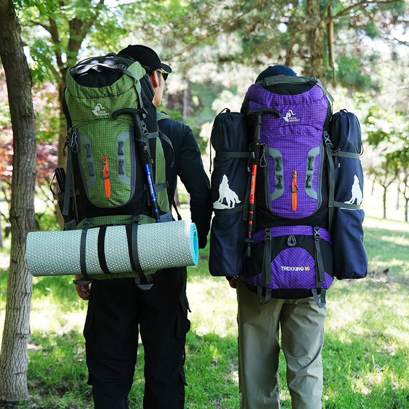 Men's Outdoor Simplicity Printed Hiking Bag