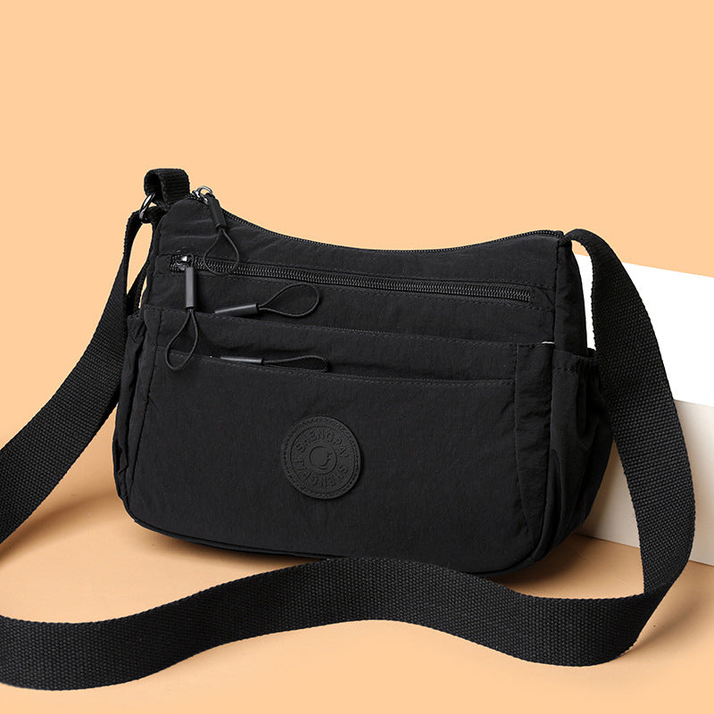 Multi-layer Casual Lightweight Shoulder Messenger Bag Simple