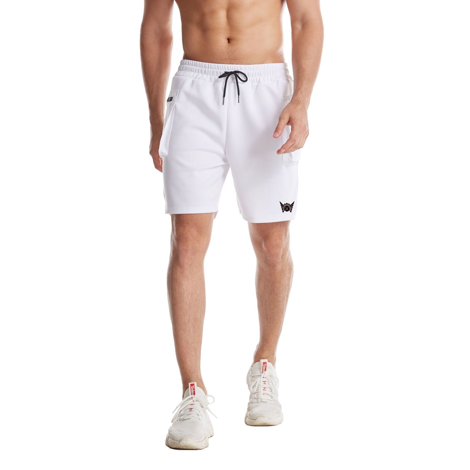 Men's Breathable Training Cool Five Quarter Pants For Summer Casual Wear
