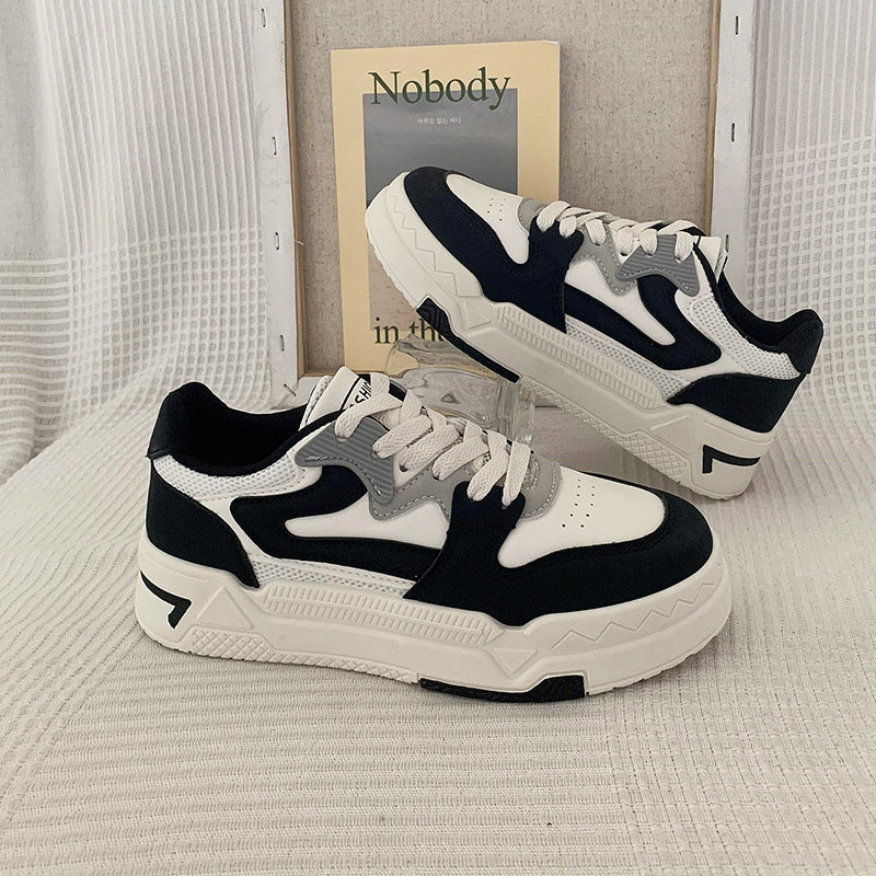 Low-top Thick Bottom Autumn And Winter Ins Casual Sports Skate Shoes Women