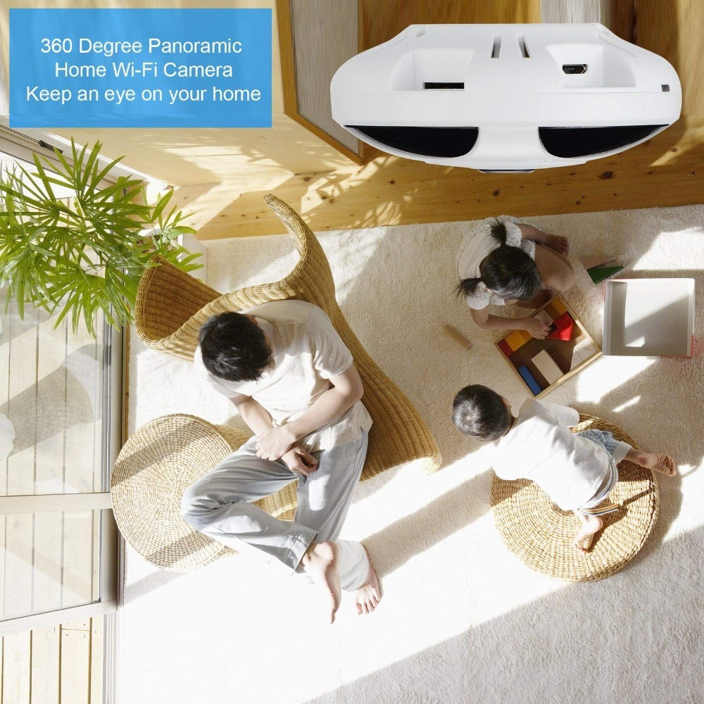 360 Panoramic Camera Full View Audio WIFI IR 1.3MP 2MP 3MP Fisheye Wireless Smart 1080P HD Night