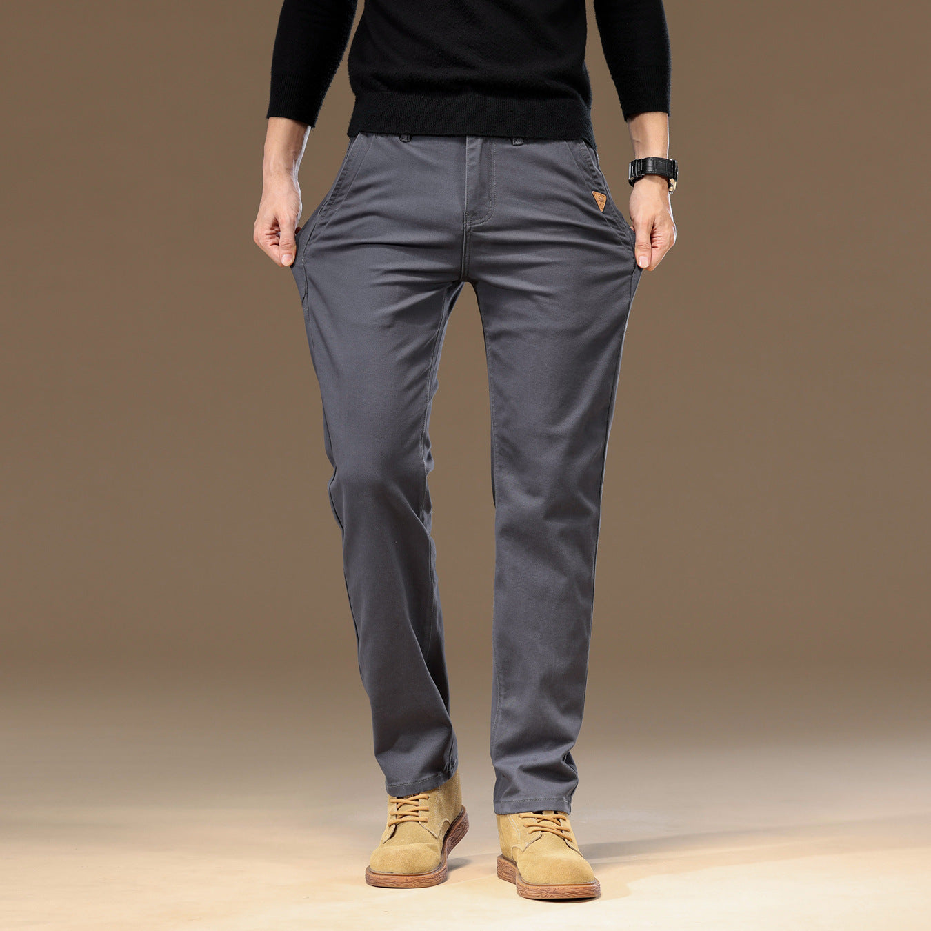 Stretch High-end Entry Lux Daily Business Commute Straight Men's Clothing