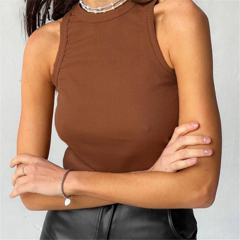 Summer Slim Fit Short Sexy Slim Fit Vest Tight