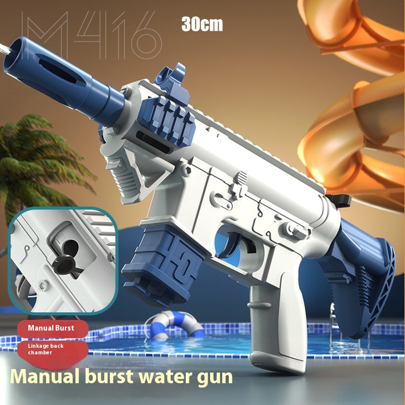 Cross-border Manual Press Water Gun Summer Water Pistols