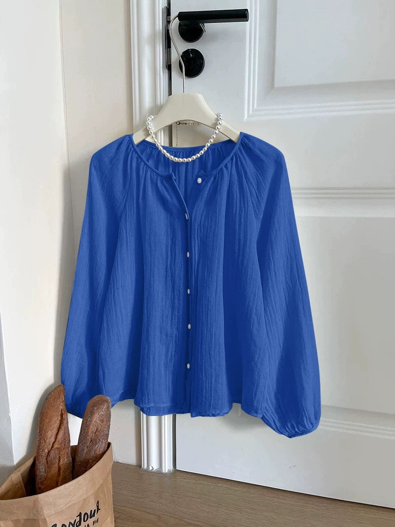 Summer Cotton-Linen Sun-Protective Shirt For Women