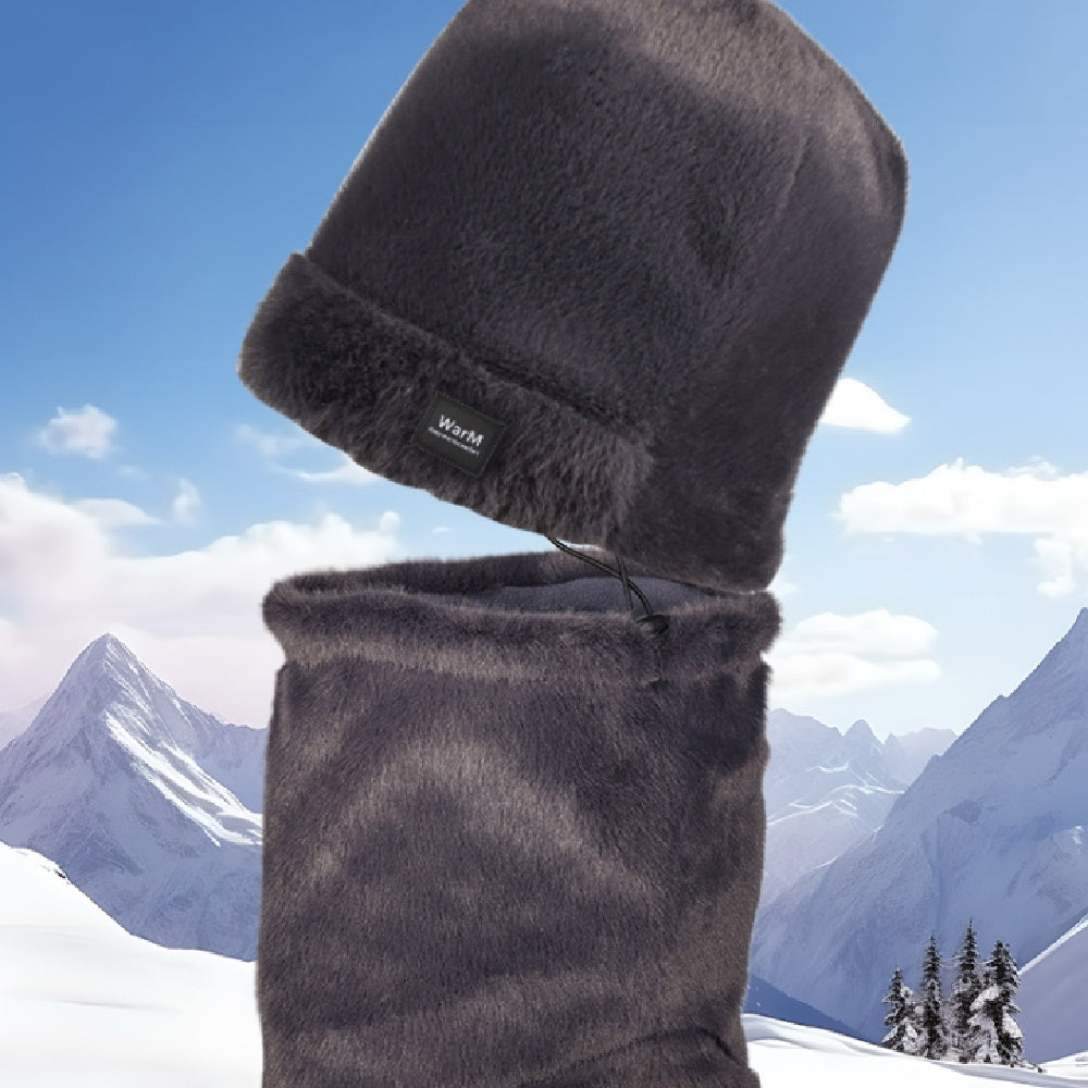 Autumn And Winter Warm Hat Scarf Two-piece Set