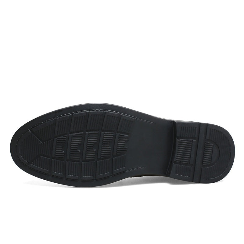 Business Formal Thick-soled Invisible Height-increasing 8cm Casual Leather Shoes