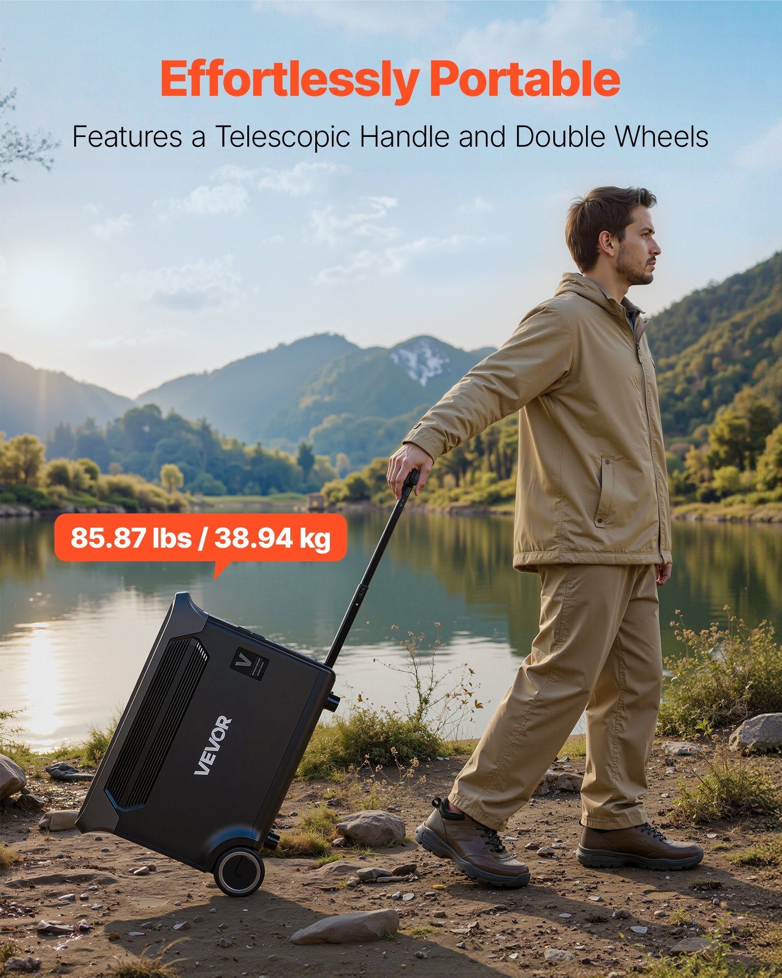 Portable Power Station, 3000W Solar Generator Power Station, 3072Wh LiFePO4 Battery Backup With 15 Output Ports For For Home Emergency, Outdoor Camping, RV Travel (Solar Panel NOT Included)