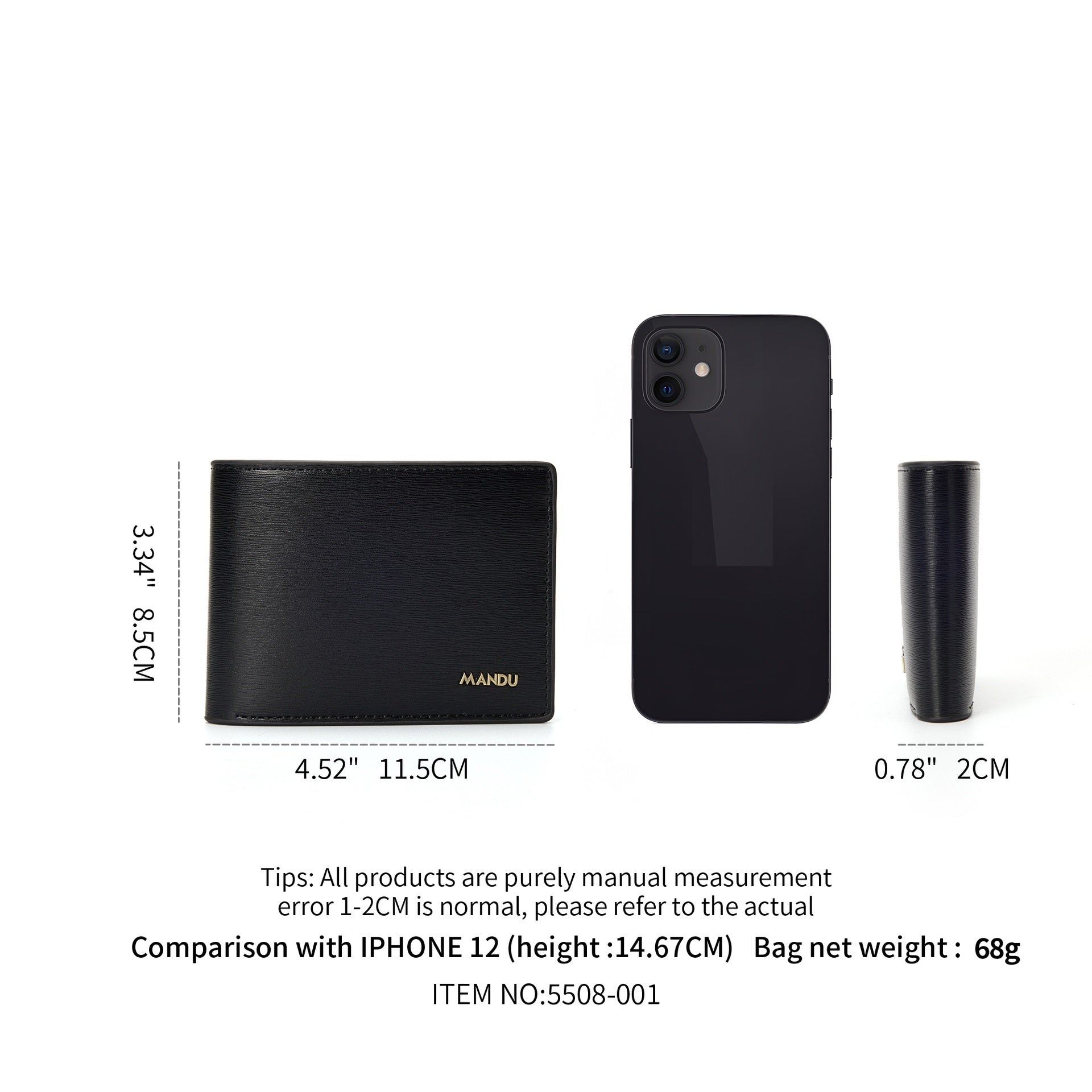 Men's Solid Color Large Capacity Anti-theft Swiping Multi-functional New Wallet