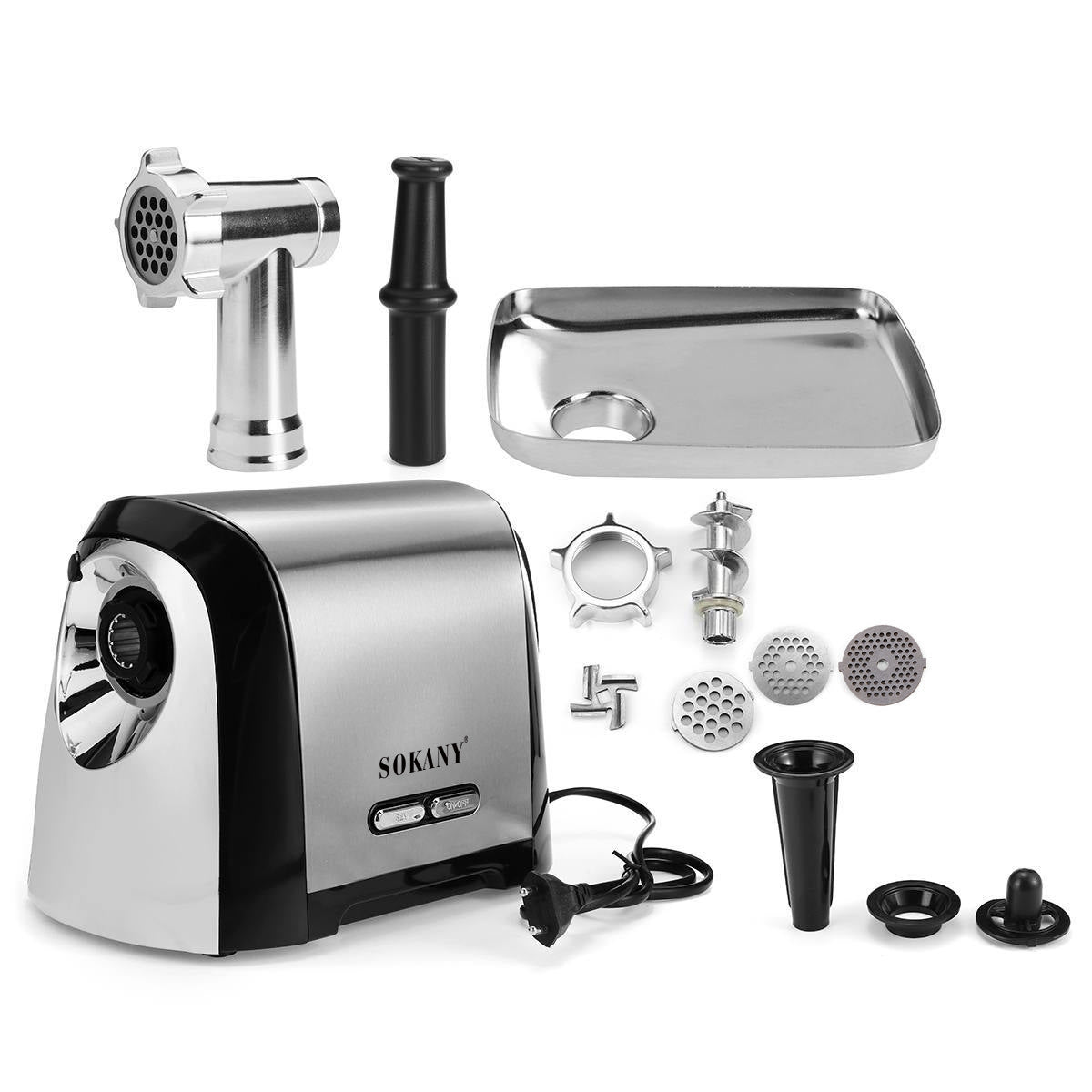 Household Multi-function Automatic Stainless Steel Electric Meat Grinder