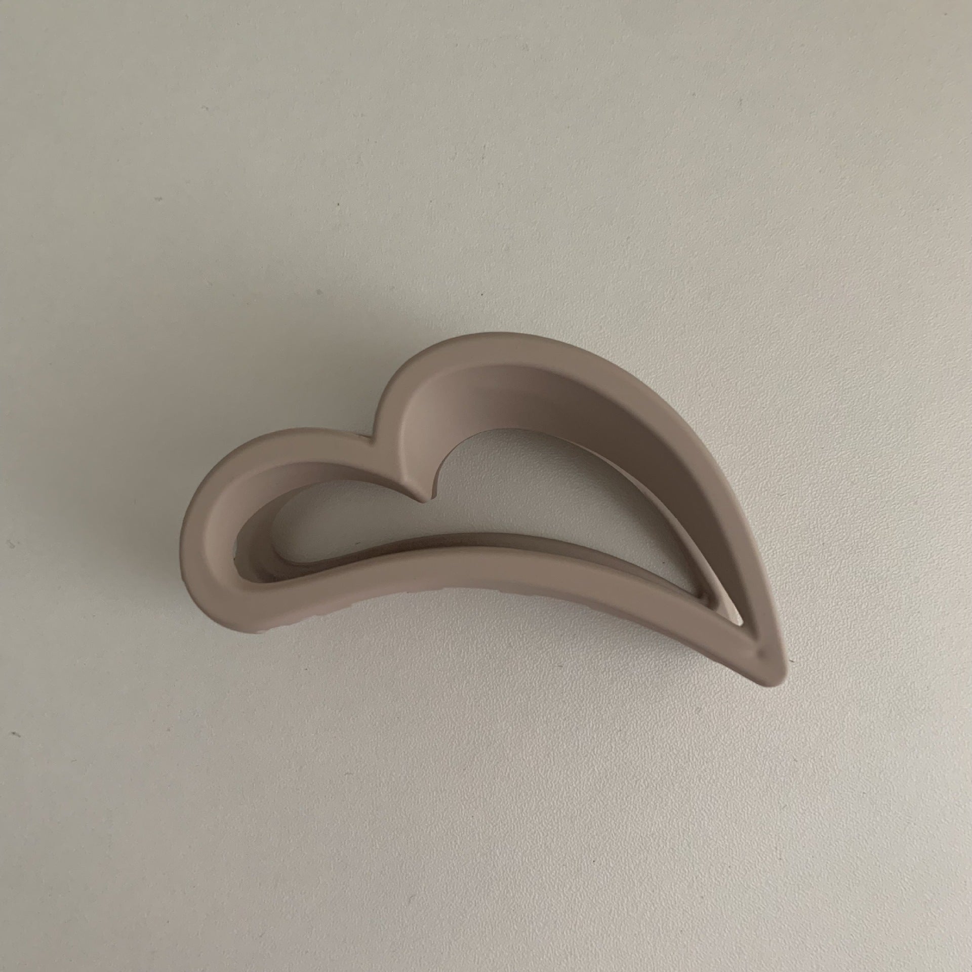 Plastic Love Frosted Texture Acrylic Hair Jaw Clip