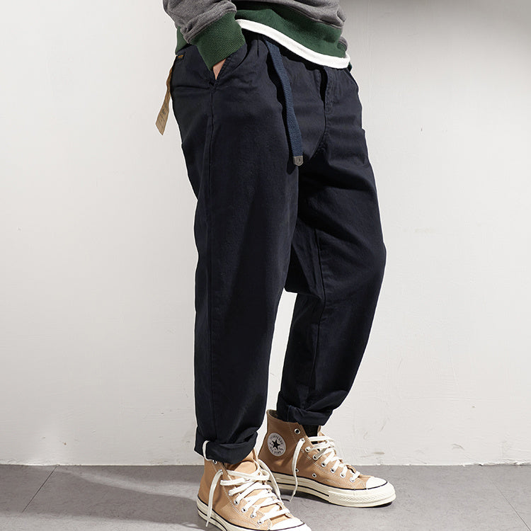 Men's Japanese-style Retro Loose Tapered Casual Pants
