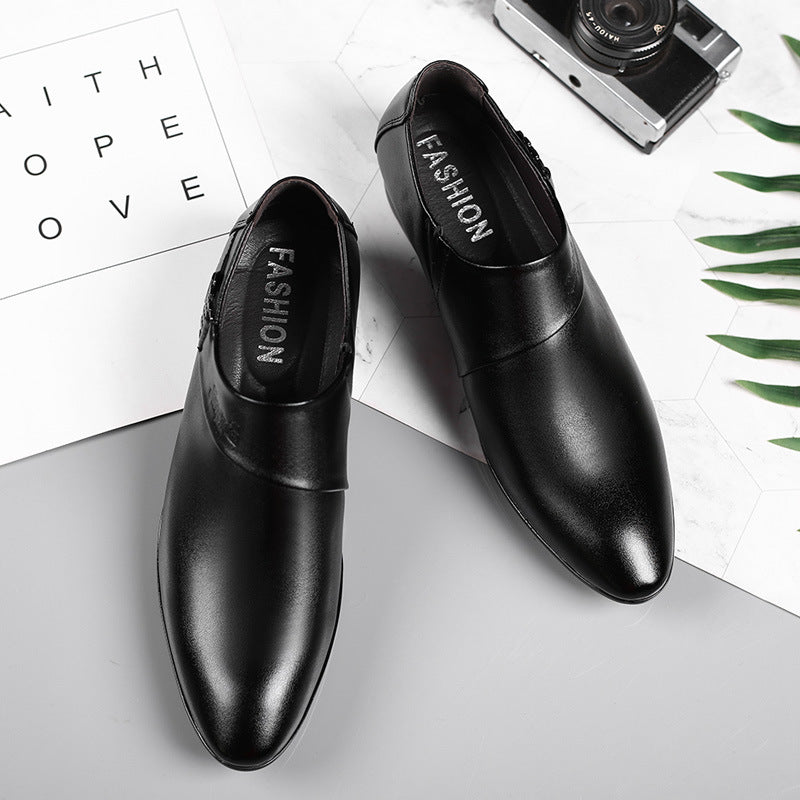 Business Formal Wear Men's Casual All-match Leather Shoes