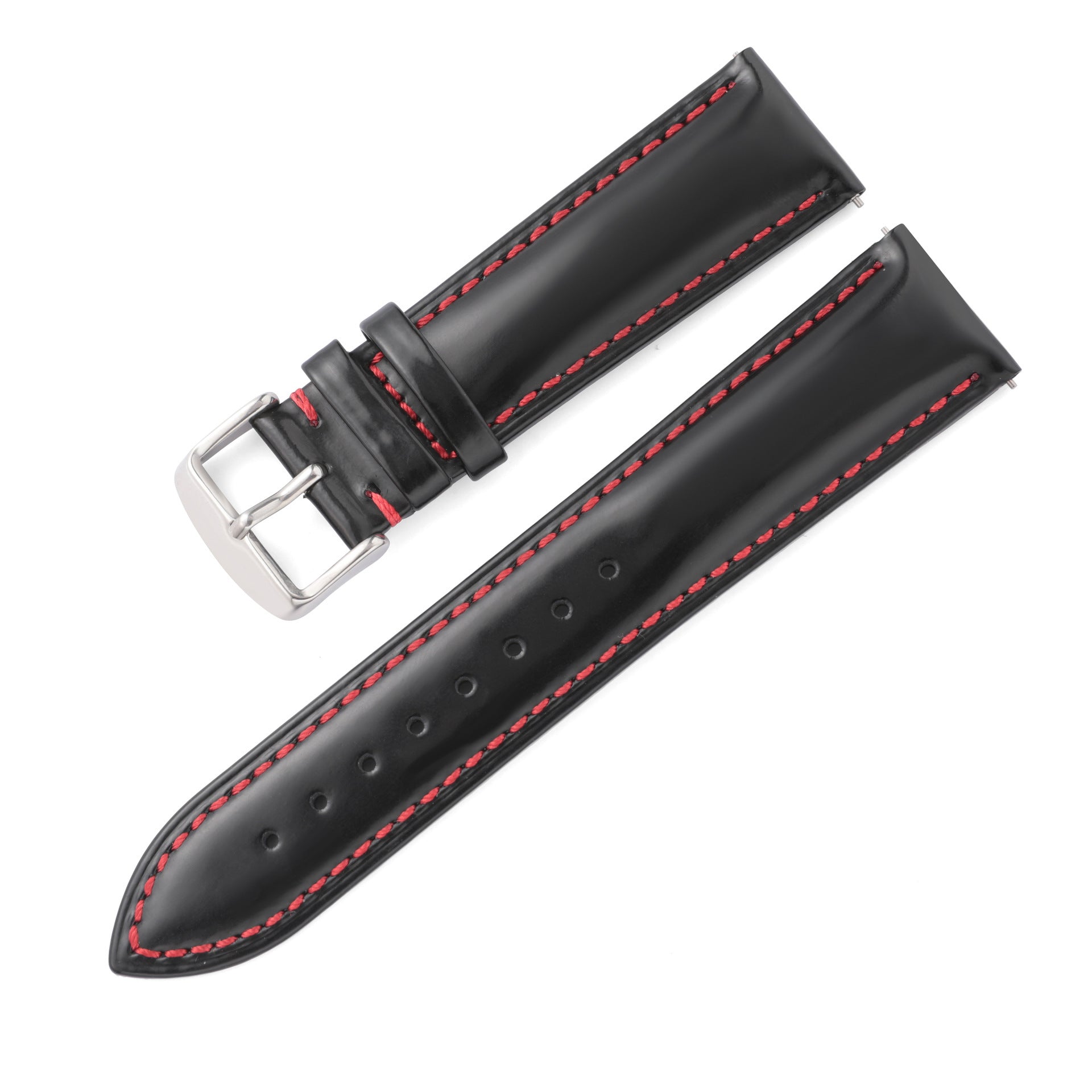Quick Release Ear Leather Strap Bright Cowhide