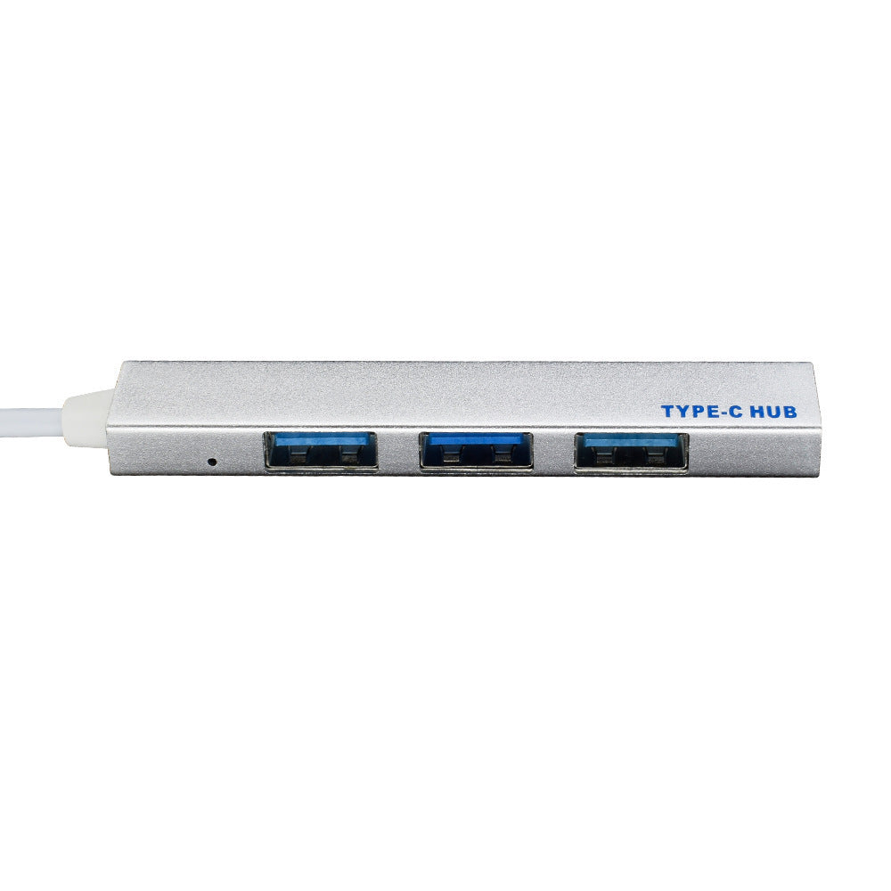 Notebook Type-C HUB 4-port USB Deconcentrator Aluminum Alloy Multi-port USB HUB Typec Docking Station